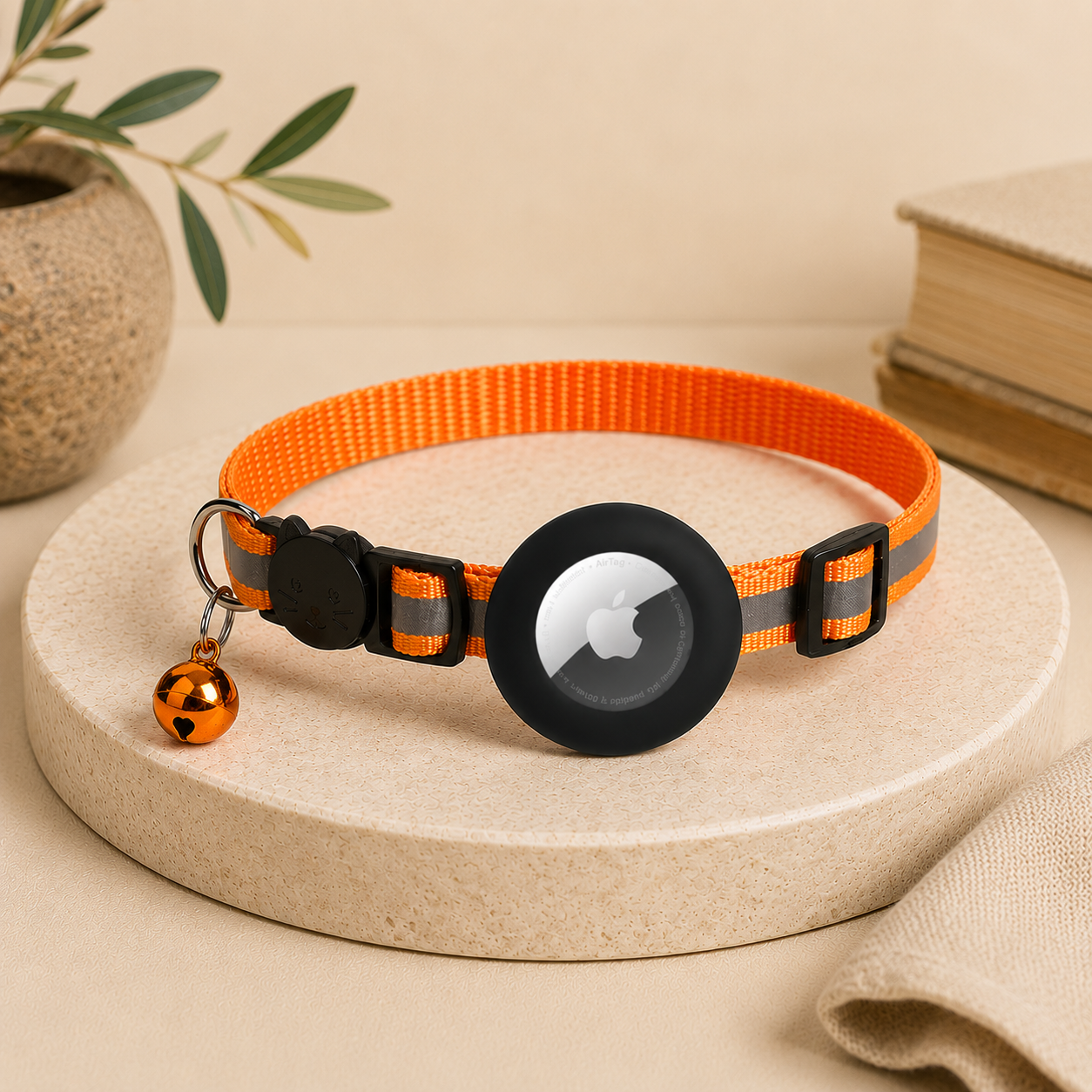 Reflective Cat AirTag Collar