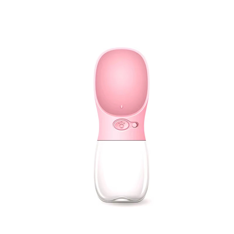 Portable Dog Water Bottle With drinking tray