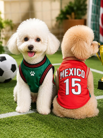 Pet Sports Jersey for Dogs and Cats 
