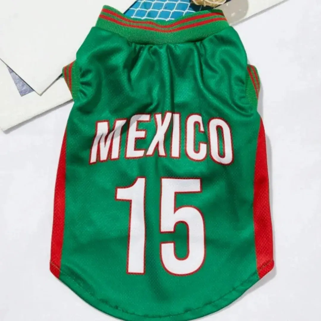 Pet Sports Jersey for Dogs and Cats 