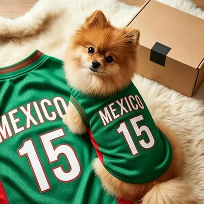 Pet Sports Jersey for Dogs and Cats 