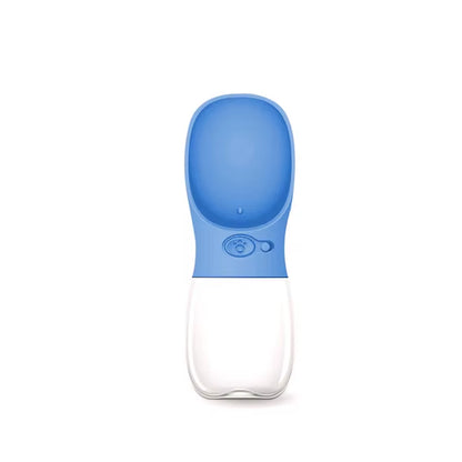 Portable Dog Water Bottle With drinking tray