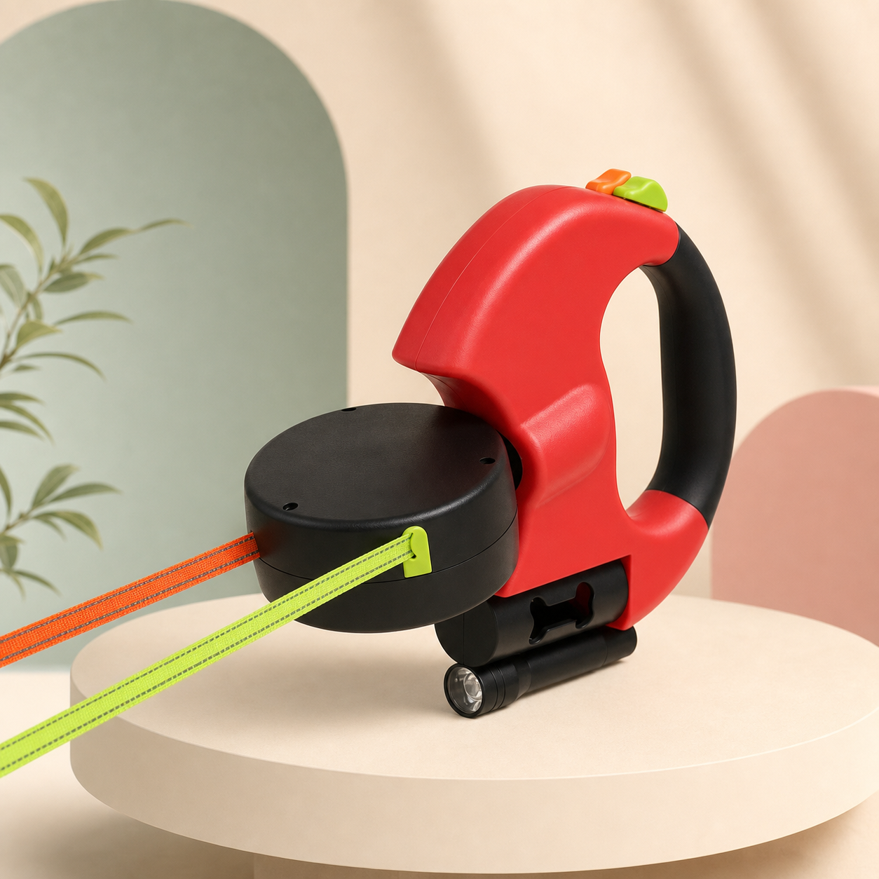 3M Dual Pet Untangle-able Retractable Dog Leash 
