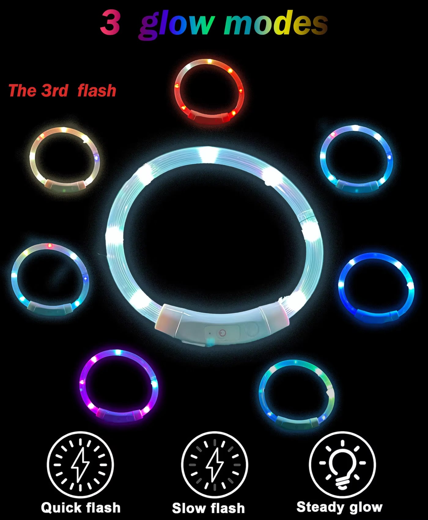 LED Light up Collar 