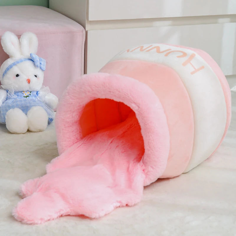 Honey Jar Cat Nest-  Warm, Soft, Comfortable and Breathable