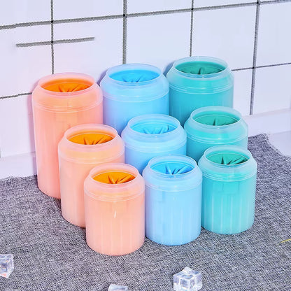 Soft Silicone Dog Paw Cleaner Cup 