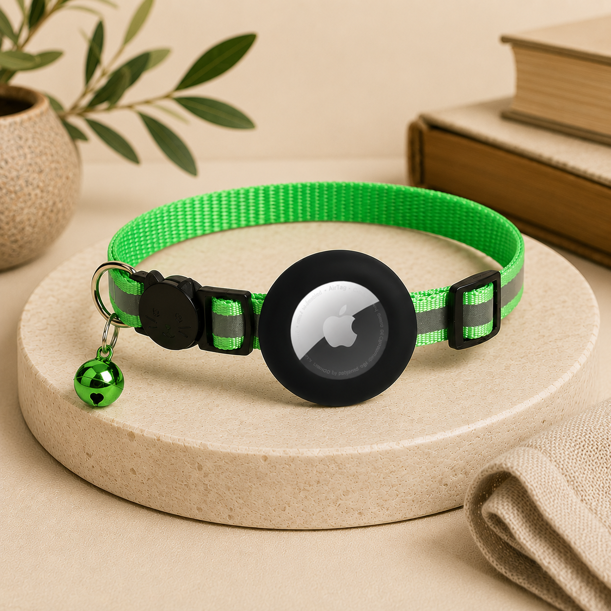 Reflective Cat AirTag Collar