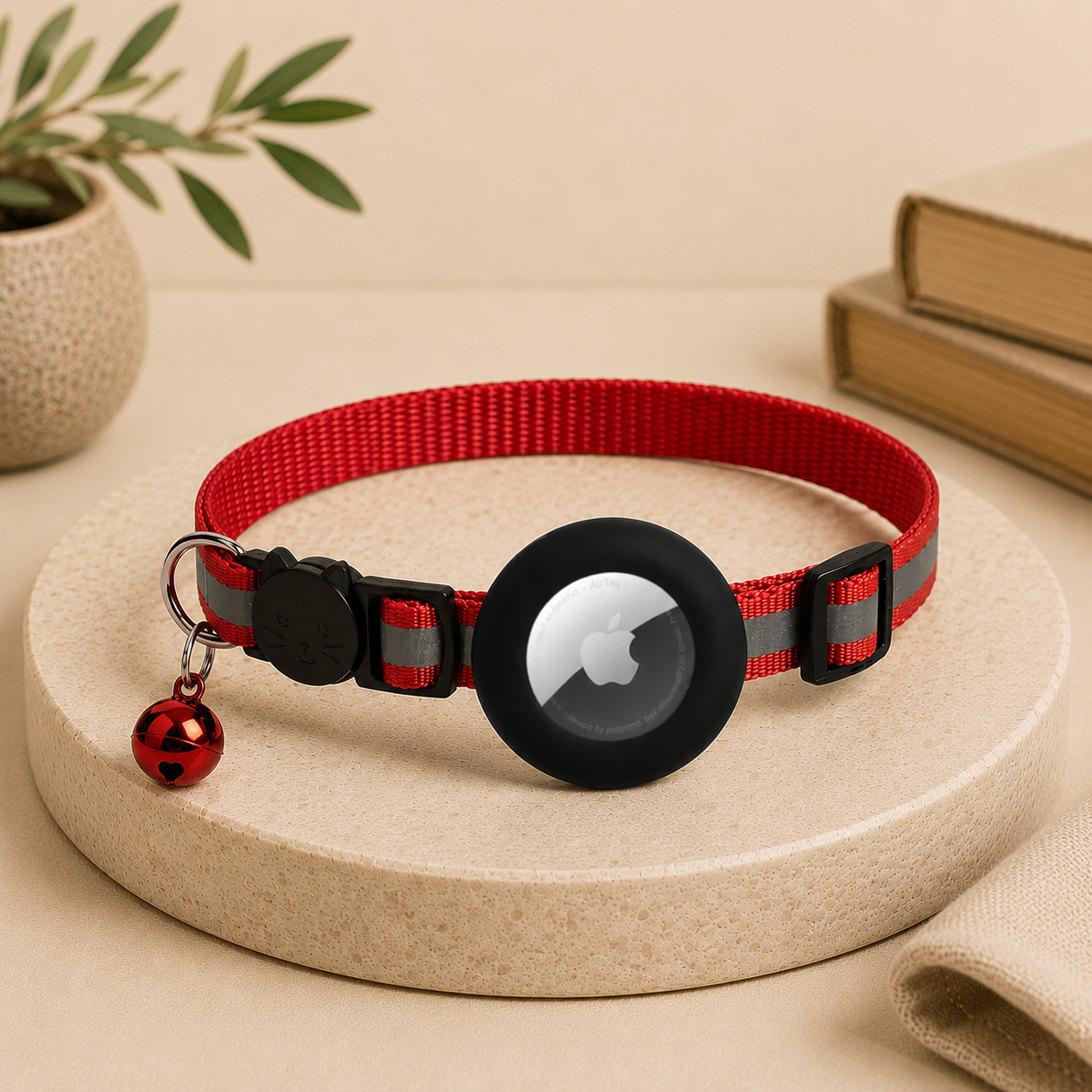Reflective Cat AirTag Collar