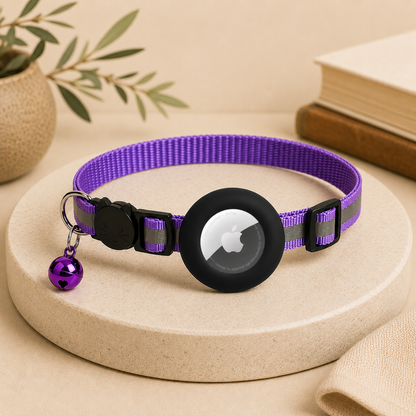 Reflective Cat AirTag Collar