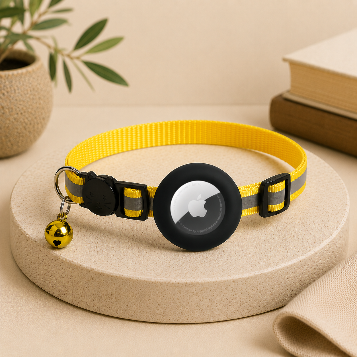 Reflective Cat AirTag Collar