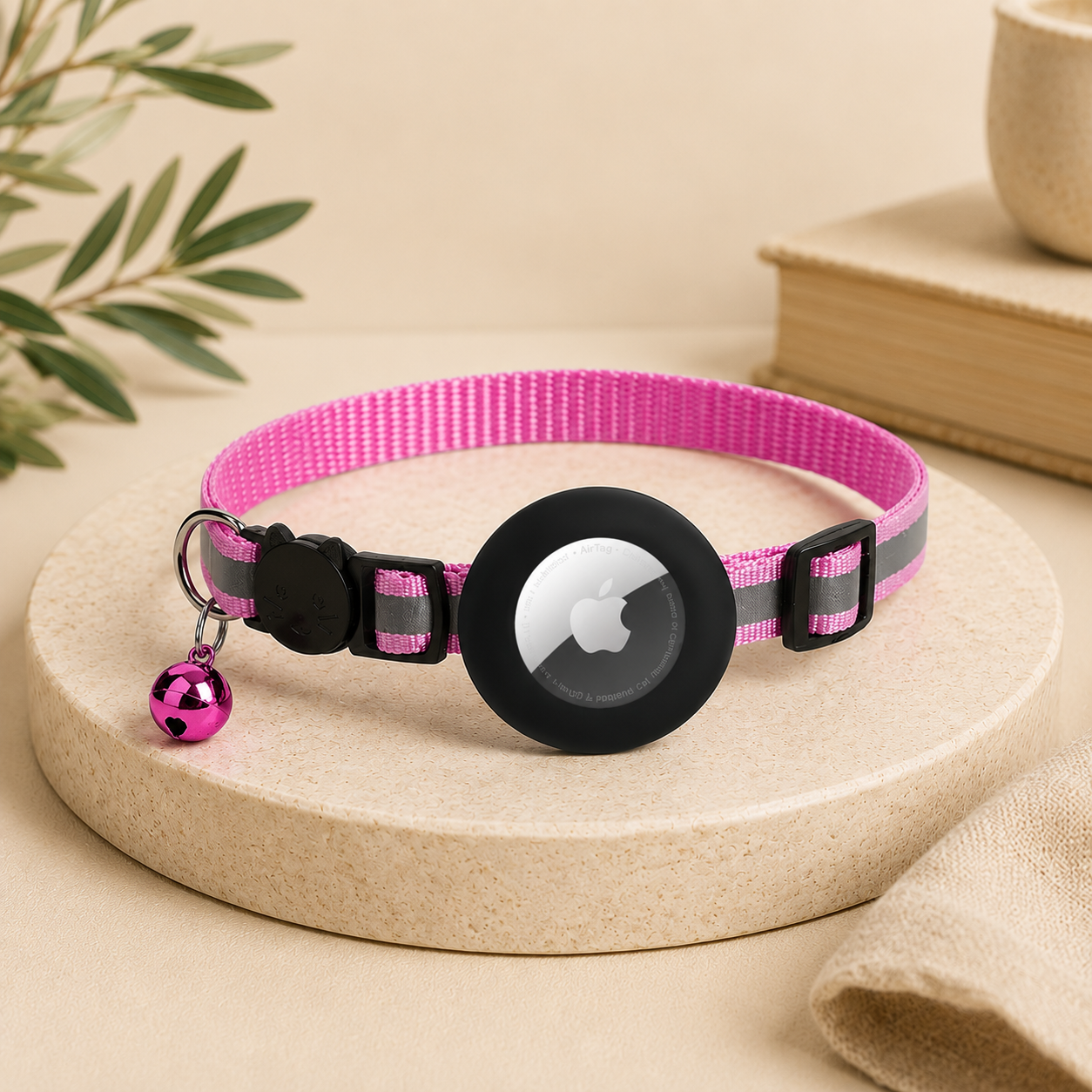 Reflective Cat AirTag Collar