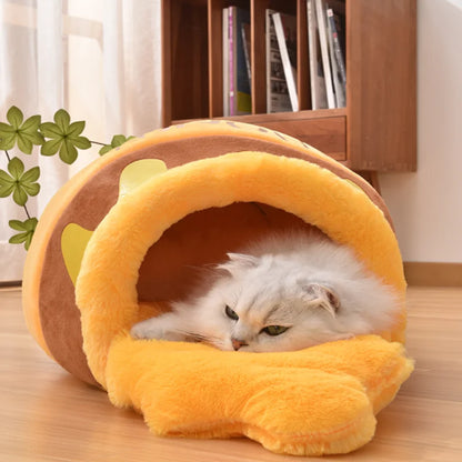 Honey Jar Cat Nest-  Warm, Soft, Comfortable and Breathable