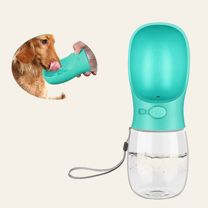 Portable Dog Water Bottle With drinking tray