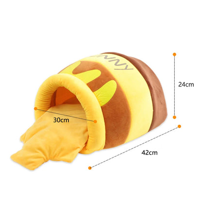 Honey Jar Cat Nest-  Warm, Soft, Comfortable and Breathable